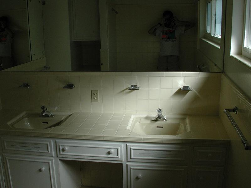 Master bath counter