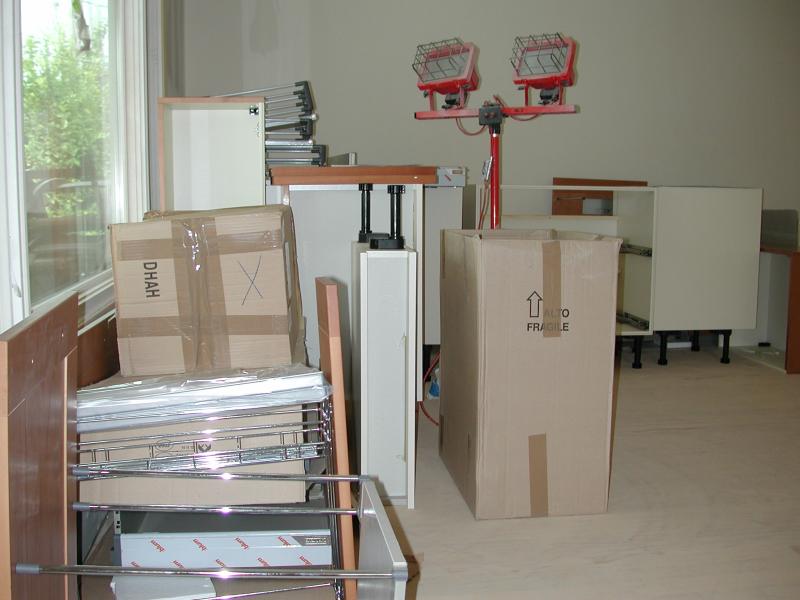 02/21 - Unpacking the cabinets