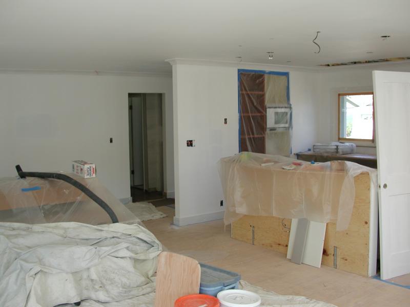 03/14 - Ceiling and walls are primered