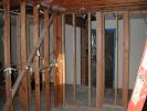 12/15 - New framing for the kitchen wall (and the zip-door)